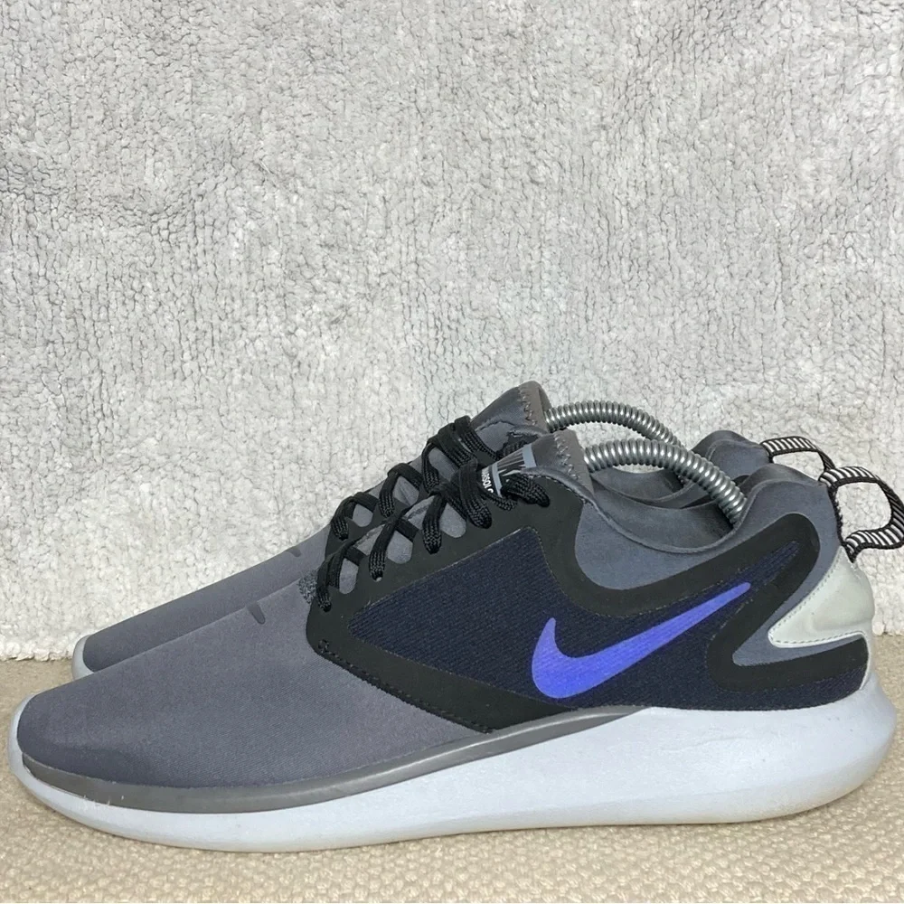 Nike Lunarsolo Women's Grey/Black Running Athletic Sneakers Shoes Size US 11